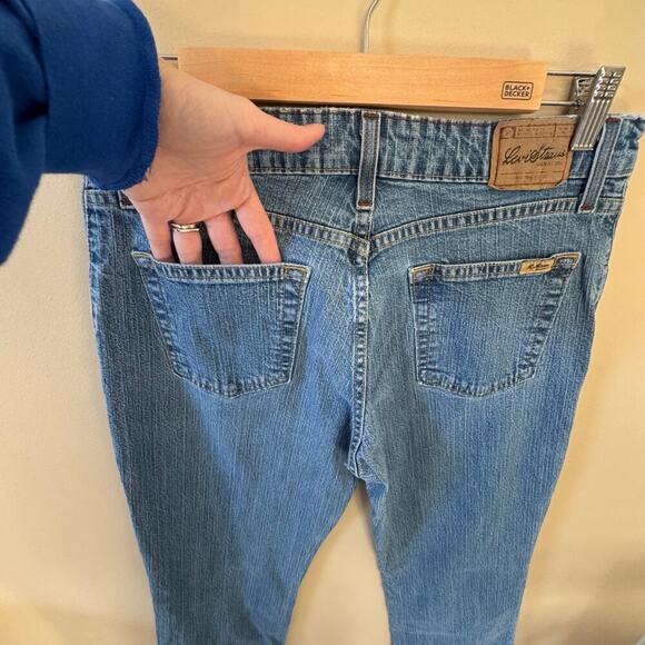 Vintage Levis Womens Mid-Rise Bootcut Jeans Misses 10 Medium Stretch Y2K Western - Picture 11 of 11